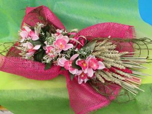 fascina spighe e orchidee su rete